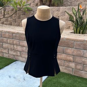 White House Black Market black sleeveless dressy blouse